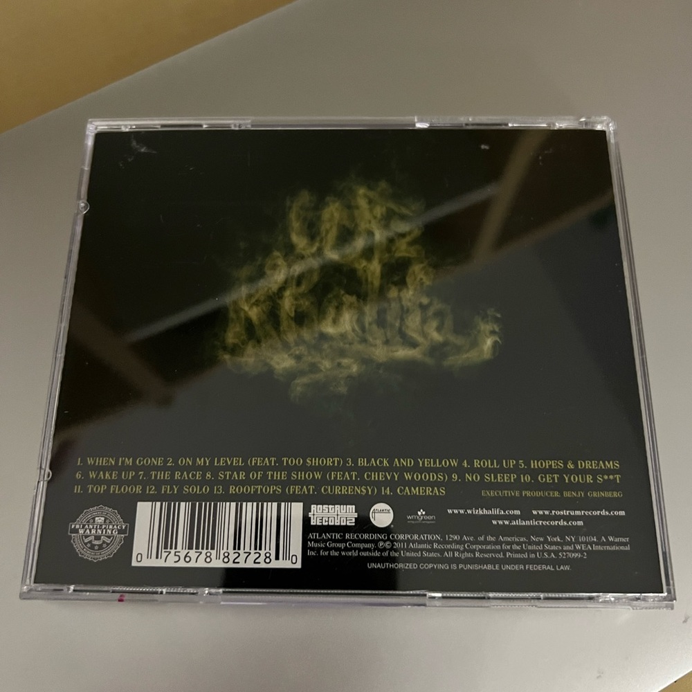 Wiz Khalifa - Rolling Papers CD - Picture 2 of 3